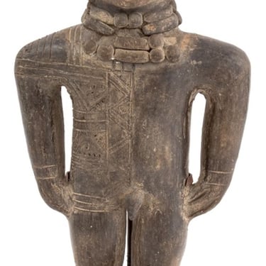 Pre Columbian Standing Male Nude Figure Showplace Antique Design