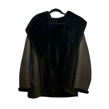 Vince Black Leather Lambskin Jacket