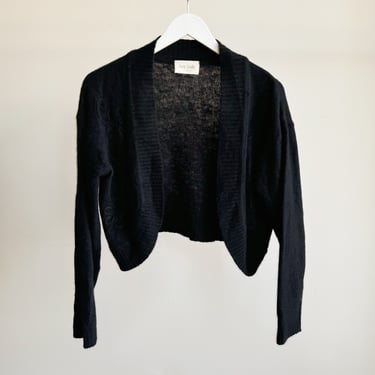 Onyx Cashmere Ballet Cardigan