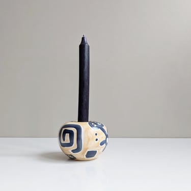 Vintage candle holder, Casa Colori, Italian ceramics 
