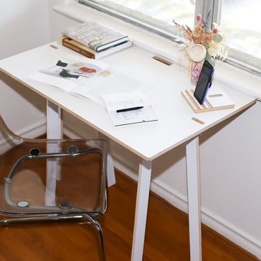 Home Office Desk - Work From Home Desk - Minimal Wood Desk - Convertible Desk - Kids Desk 