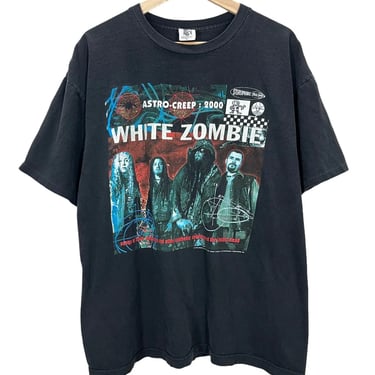 Vintage 1995 White Zombie Astro Creep 2000 Rock Band Concert Tour T-Shirt XL