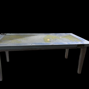 #Chesapeake Bay Map Coffee Table