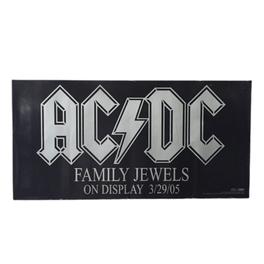 Vintage AC/DC "Family Jewels" Promotional Poster