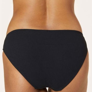 Andie Swim The Bikini Ribbed Bottom - Black