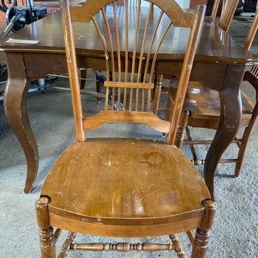 Wood Chair 20 x 39.25 x 18