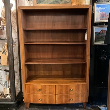 MCM Walnut Bookcase with Drawers