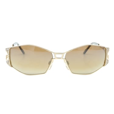 Cazal Mirrored Wrap Sunglasses