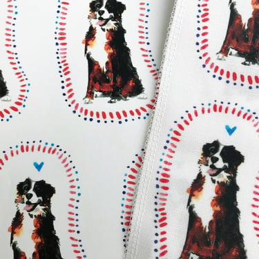 Bernese Mountain Dog Tea Towel