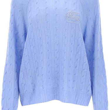 Etro Cashmere Sweater With Pegasus Embroidery Women