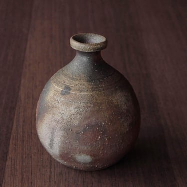 Bizen Sake Bottle | Tokkuri | Japanese Unglazed Pottery 157 