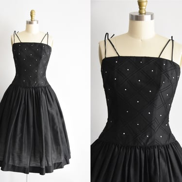 1950s Starry Night dress 