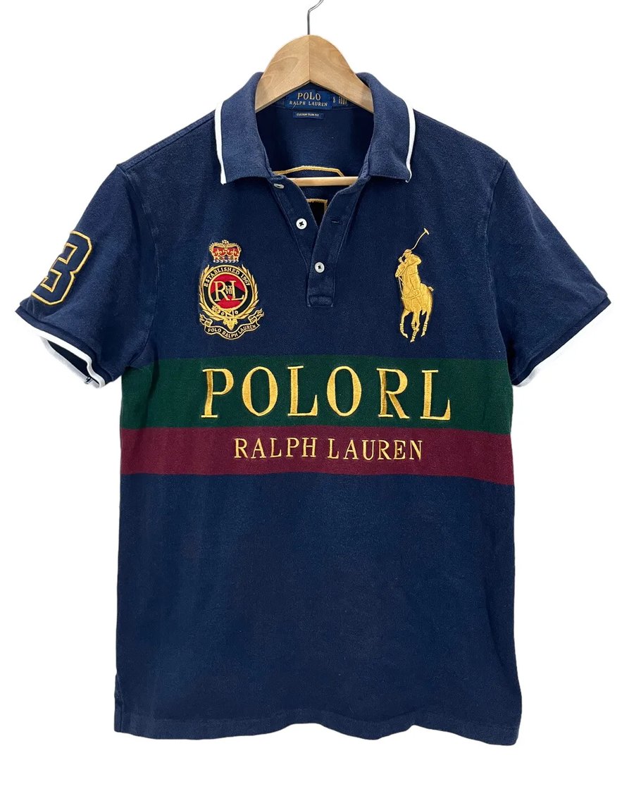 polo BIG PONY 青 90s Vintage Polo Ralph Lauren Shirt Size M 90s Blue Big Pony