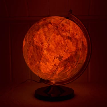 Räths Illuminated Political Globe Earth Globe Bakelite Vintage Design Decoration World 60s Räthgloben DDR World Globe Brocante 