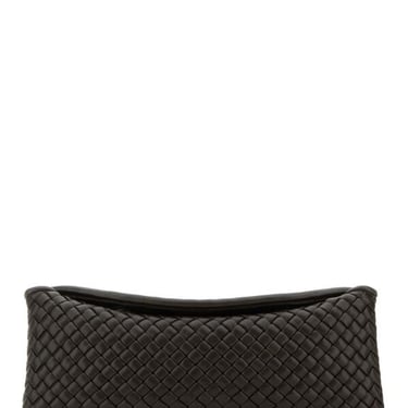 Bottega Veneta Women Chocolate Nappa Leather Cobble Clutch