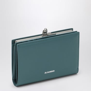 Jil Sander Goji Lagoon-Coloured Small Wallet Women