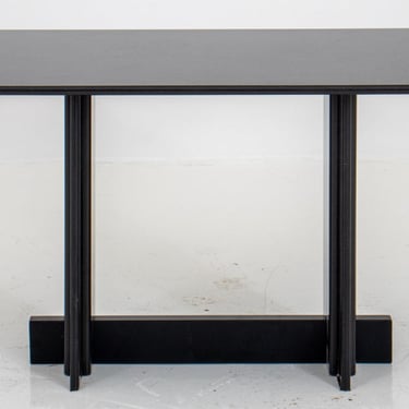 Skyscraper Style Black Marble Desk