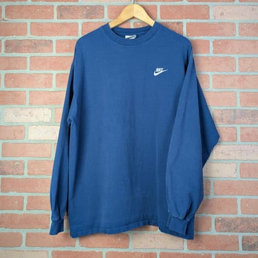 Vintage 90s Embroidered Nike Longsleeve - 2 Extra Large 