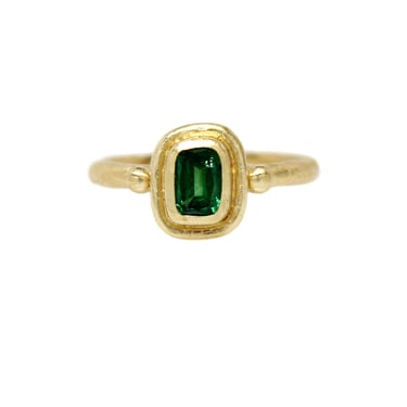 One-of-a-Kind Dotted Tsavorite Garnet Ring