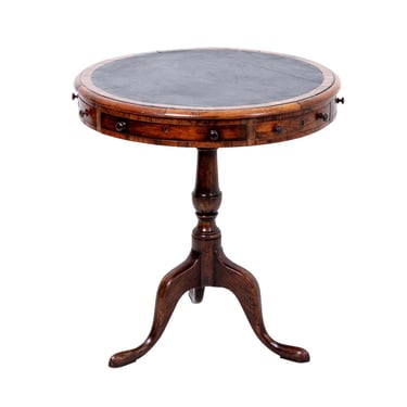 English Leather Top Table