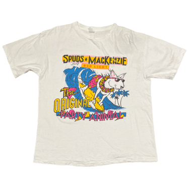Vintage Spuds Mackenzie &quot;The Original Party Animal&quot; T-Shirt