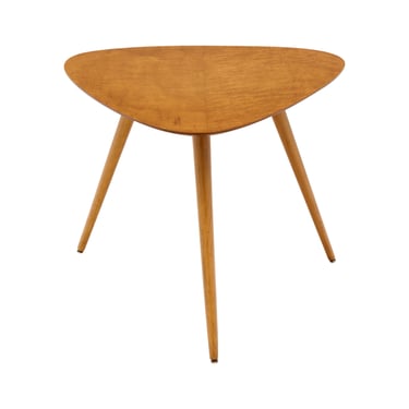 Burled Wood Mid-Century Italian Side Table