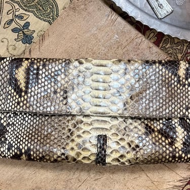 Designer Python Clutch purse Archipelago Design 