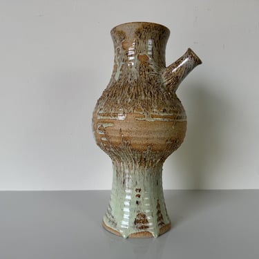 Vintage Spout Art Pottery Vase 