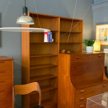 Double bank bookshelf unit, designed by Carlo Jensen for Poul Hundevad, made in Denmark