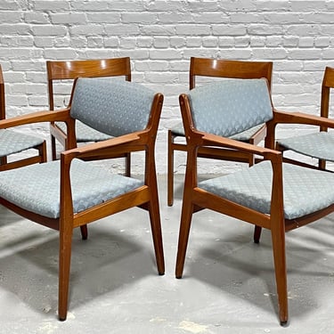Set of 6 - DANISH Mid Century MODERN Dining CHAIRS by Knud Andersen for Jensen 