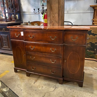 Antique Sideboard with Stone Top