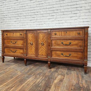 Item #274 Extra long Customizable Mid-century Neoclassical Dresser / Buffet / tv stand 