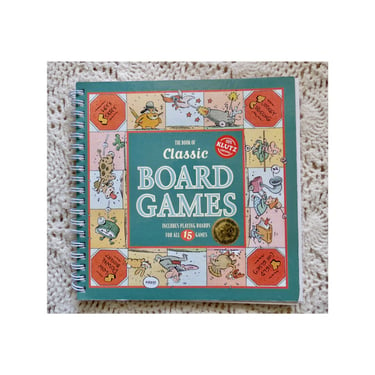 Klutz Book of Classic Board Games - Playing Boards for 15 Games 