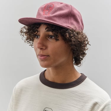 Braindead Logohead Hat, Raspberry