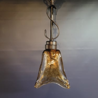 Art Glass Hanging Light Pendant