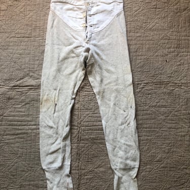 30s Wool Cotton Thermal Pants 