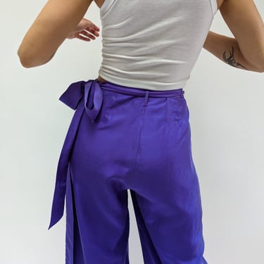 Incredible Ralph Lauren Silk Wrap Trouser