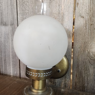 Vintage Brass Wall Sconce 5.25