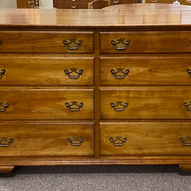 Item #DMC61 Mid Century Solid Cherry Eight Drawer Chest by Stickley, USA c.1950