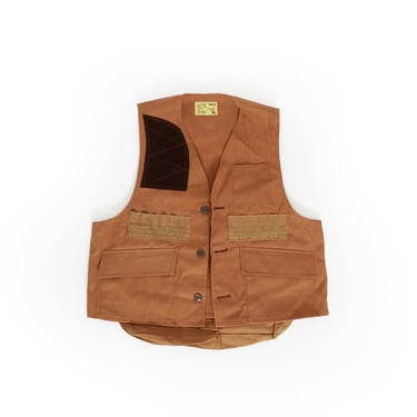 NESCO Vest | Vintage 50s hunting Vest | 1950s deadstock cotton hunting vest 