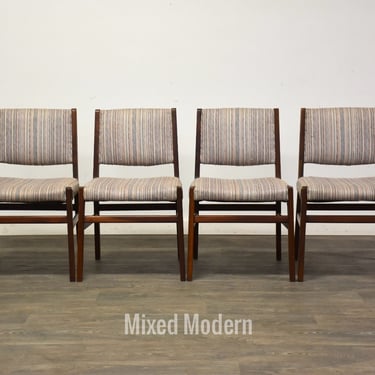 Danish Modern Teak Dining Chairs - Set of 4 