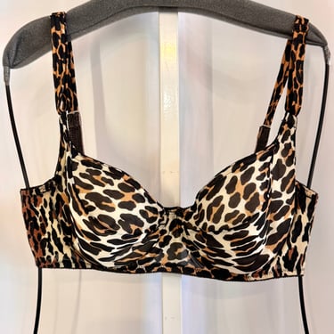 1960s Vanity Fair Leopard Bra