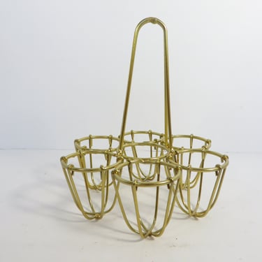 Vintage Farmhouse Small Wire Egg Basket 