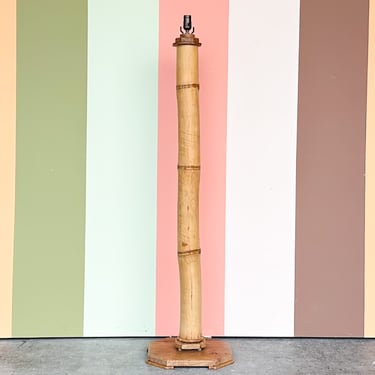 Old Florida Bamboo Floor Lamp