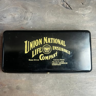 Union National Life Insurance Company Tin Box