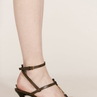 Saint Laurent Women Cassandra Heeled Sandals