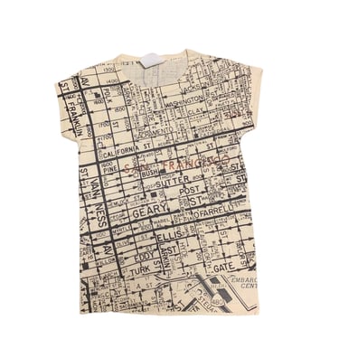 ALC- San Francisco Map Slim T-Shirt