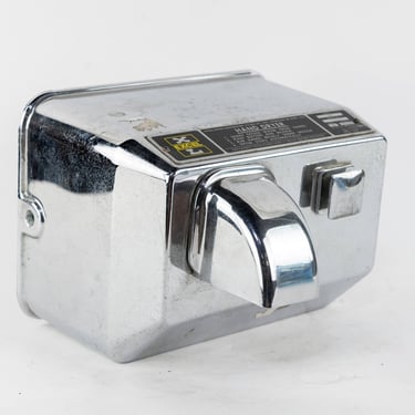Vintage Excel Chrome Hand Dryer 76-C 110/120V 
