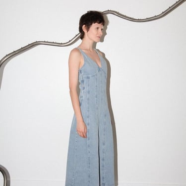 Studio Paneled Midi Dress - Denim