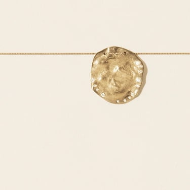 Izia Necklace - 14K Rose Gold + 9K Yellow Gold